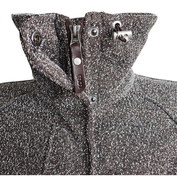 LOLE Brown Textured Durable Water Repellant Bomber Jacket Sz‎ 10/12 - Picture 3 of 12